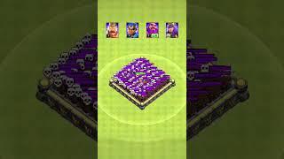 Skeleton Traps Vs Heroes ||Clash of clan||#short #coc #clashofclans