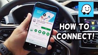 How to Connect and Use Waze in Your Car | Android Auto and Apply Car Play How To |