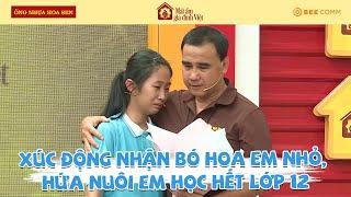 MC Quyền Linh nức nở nhận lấy bó hoa từ em nhỏ, hứa lo em học hết lớp 12 | MAGDV TẬP 97