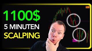 1100$+ mit unserer 1 Minuten Scalping Trading Strategie