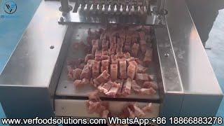 VER Food Solutions Fresh Meat Cube Cutting Machine for Thailand Customer