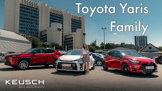 Die Toyota Yaris Modellfamilie - Yaris, Yaris Cross & GR Yaris