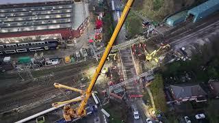 SYSTRA designed Osmondthorpe Lane railway bridge replacement on the Transpennine Route Upgrade