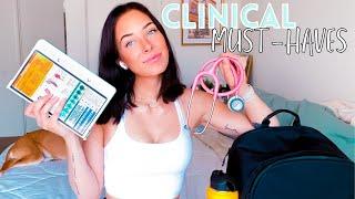 NURSING SCHOOL ESSENTIALS + TIPS | WHAT'S IN MY CLINICAL BAG 2021