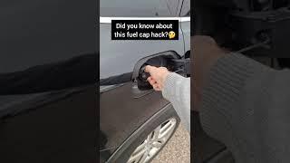 Did you know about this fuel cap hack? Fuel cap holder #autoinfo