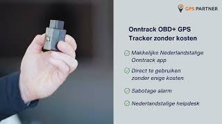 Onntrack OBD GPS tracker - plug & play - zonder kosten!