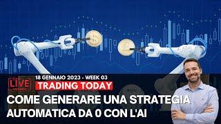 Strategie di trading automatico senza scrivere codice con chatGPT