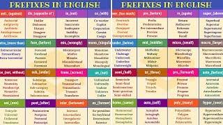 30+ Super Easy Prefixes That’ll Help You Learn Hundreds of New Words in English