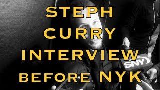 Entire STEPH CURRY Q&A: MSG "elevated that much more", tactfully deflects NYC nightlife question