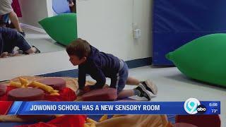 Jowonio School has a new sensory room