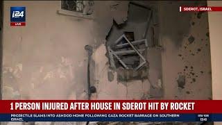 Sderot Home in Israel's South Suffers Direct Hit