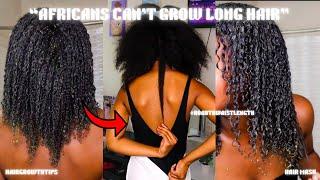 My Natural Hair Care Routine For LENGTH RETENTION | How to grow long hair!