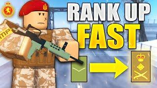 [ROBLOX] How to RANK up FAST! - ReaperAaron's British Army