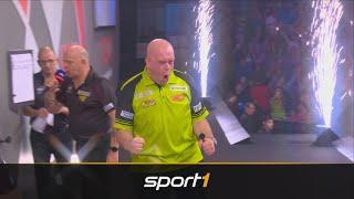 Mit Whitewash ins Finale! MVGs Machtdemonstration im Video | SPORT1 - DARTS-WM 2023