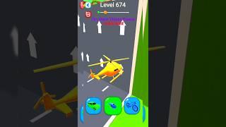 #674 Shape-shifting Funny Race Gameplay new hyper casual games #shorts #gameplay #shapeshifting