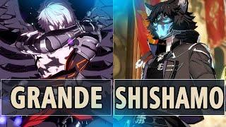 GBVSR:Grande (Lucilius) Vs Shishamo (Seox Sinborne Redeemer)| High Level Gameplay.