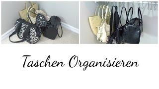 Kleiderschrank Organisieren - mit S-Haken | Taschen Organisieren
