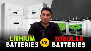 Lithium Batteries vs. Tubular Batteries | Comprehensive Comparison by Rameen Solar Energy