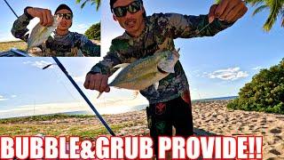 BLUEFIN TREVALLY (OMILU) CATCH AND COOK IN HAWAII| CATCHING MY OWN LUNCH| HAWAIIAN LIVIN|