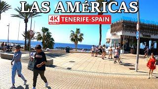 TENERIFE - PLAYA DE LAS AMÉRICAS | What this Beautiful Place looks like Now? ️ 4K Walk ● Feb 2024