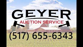 Geyer Auction Service Williamston MI