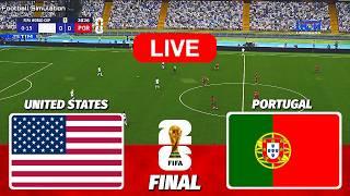 UNITED STATES vs PORTUGAL - FIFA World Cup 2026 FINAL || Live Football Match | PES 21