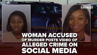 Woman accused of Cincinnati murder posts video of alleged crime on social media