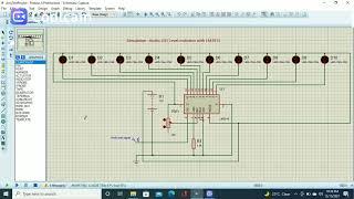 Proteus Simulation- Audio level indicator with LM 3915