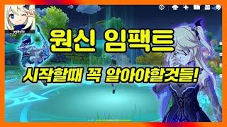 원신 임팩트 시작하기전 알면 좋은팁 TOP8