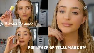 FULL FACE OF VIRAL MAKE UP! *honest opinions*