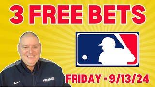 Friday 3 Free Betting Picks & Predictions - 9/13/24 l Craig's Picks & Parlays l #mlbpredictions