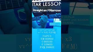 Learn Straight and Narrow on guitar by Sam Barber