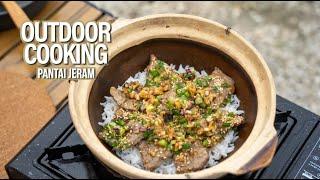 Outdoor Cooking | Green Onion Beef Rice Bowl l City Life Meal | Pantai Jeram | 户外烹饪 | 青葱牛肉饭