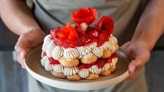 Gâteau tiramisu fraise et coquelicot... la recette au top pour la fête des mamans