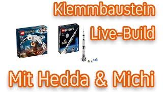 Lego 75979 (Hedwig) und 21309 Saturn V | Live-Build mit Hedda