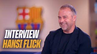 'WE HAVE TO KEEP MOVING FORWARD' | INTERVIEW WITH HANSI FLICK | FC Barcelona 