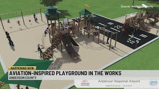 Aviation themed playground underway near Upstate airport
