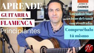 APRENDE GUITARRA FLAMENCA SUPERTUTORIAL PARA PRINCIPIANTES. Jerónimo de Carmen-Guitarra Flamenca