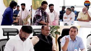 Nagarjuna, Venkatesh, Allu Aravind, Dil Raju & Many TFI Celebrities Meet Telangana CM Revanth Reddy