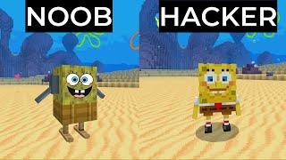 How to make SpongeBob in Minecraft ?