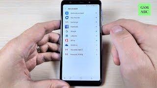 Samsung Galaxy A7 & A9 (2018) - How to Create a SAMSUNG ACCOUNT