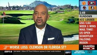 Pardon The Interruption | Who had the worst loss: Florida State or Clemson? - Michael Wilbon