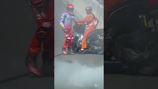 Marc Marquez'' GP23 bursting into flames!  | 2024 #IndonesianGP