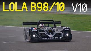 1999 Lola B98/10 | 10.000rpm JUDD V10 at very wet Spa