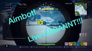 AIMBOT HACKER TÖTET UNS UND WIRD LIVE GEBANNT || Fortnite Battle Royale