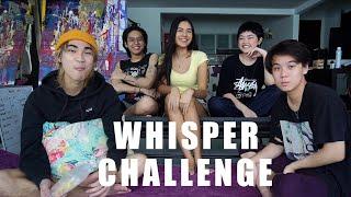 Trying the Whisper Challenge with my housemates!!