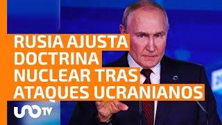 Rusia ajusta su doctrina nuclear en respuesta a ataques ucranianos con misiles; EU responde