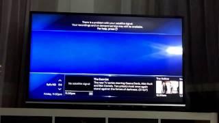 Sky Q box technical fault and signal problem