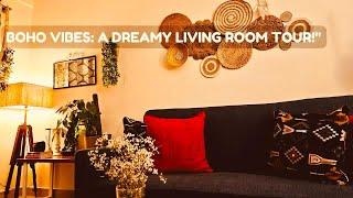 A Boho-inspired Living room makeover 2025 | Rental friendly home decor| Home series | 2025 |