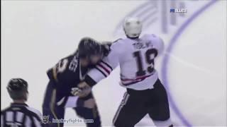 Jonathan Toews vs David Backes Jan 2, 2010 - Blues feed